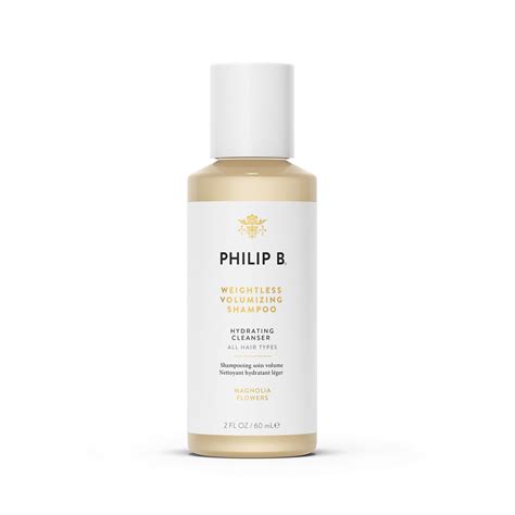 philip b weightless volumizing shampoo.